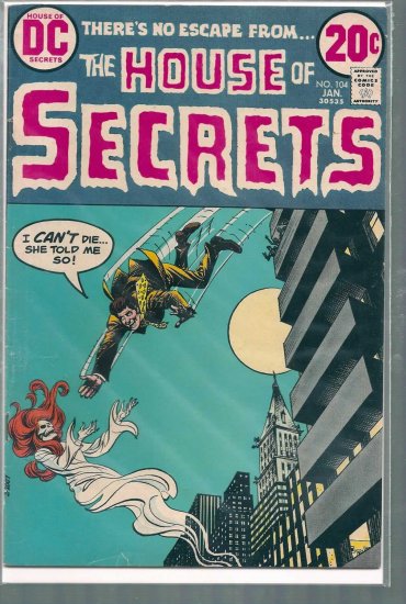 HOUSE OF SECRETS # 104, 4.5 VG +