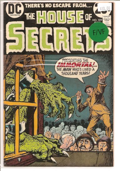 House Of Secrets # 109, 7.0 FN/VF