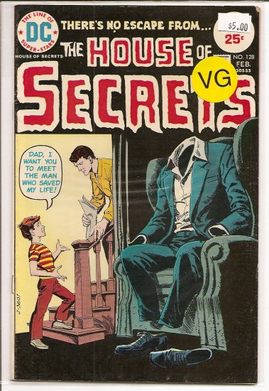 House Of Secrets # 128, 4.0 VG