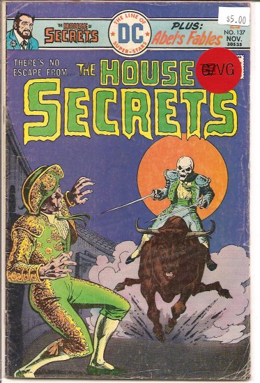 House Of Secrets # 137, 4.0 VG