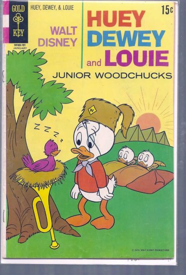HUEY, DEWEY, AND LOUIE JUNIOR WOODCHUCKS # 8, 4.5 VG +