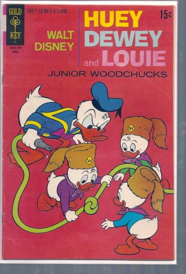 HUEY, DEWEY, AND LOUIE JUNIOR WOODCHUCKS # 9, 4.5 VG +