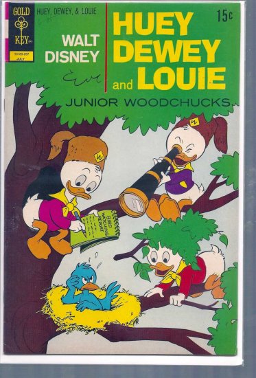 HUEY, DEWEY, AND LOUIE JUNIOR WOODCHUCKS # 15, 7.5 VF -
