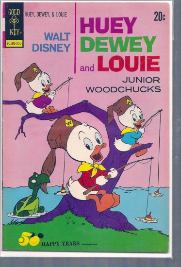 HUEY, DEWEY, AND LOUIE JUNIOR WOODCHUCKS # 20, 5.0 VG/FN