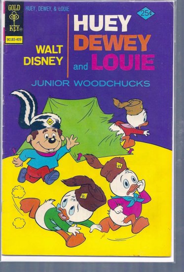 HUEY, DEWEY, AND LOUIE JUNIOR WOODCHUCKS # 28, 5.0 VG/FN