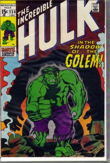 INCREDIBLE HULK # 134, 4.5 VG +