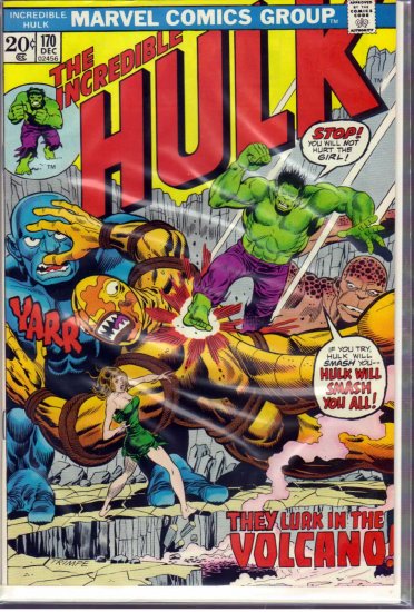 INCREDIBLE HULK # 170, 5.5 FN -