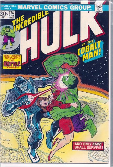 INCREDIBLE HULK # 174, 5.0 VG/FN