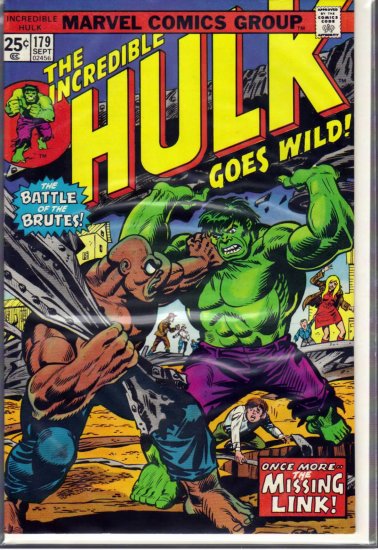INCREDIBLE HULK # 179, 4.5 VG +