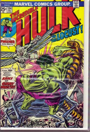 INCREDIBLE HULK # 194, 7.5 VF -