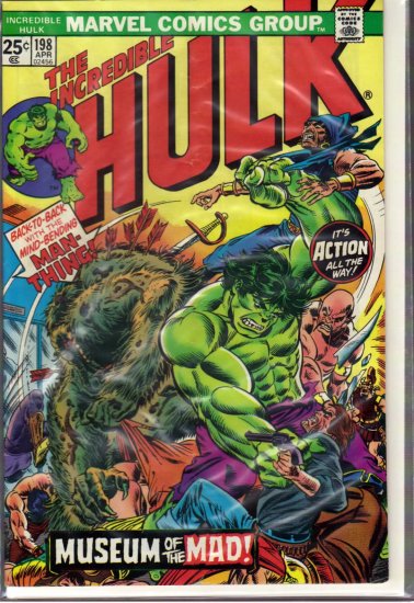 INCREDIBLE HULK # 198, 4.5 VG +