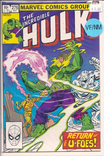 Incredible Hulk # 276, 9.0 VF/NM