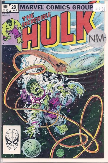 Incredible Hulk # 281, 9.2 NM -