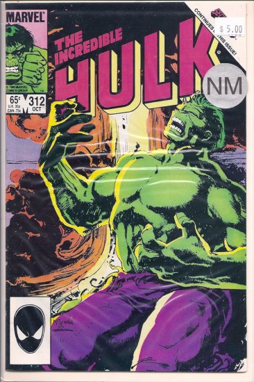 Incredible Hulk # 312, 9.4 NM