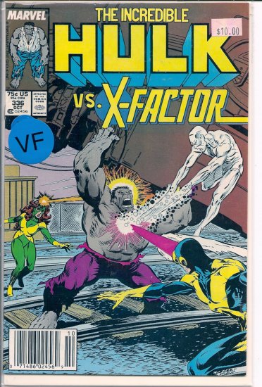 Incredible Hulk # 336, 8.0 VF