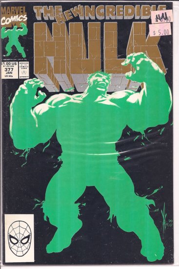 Incredible Hulk # 377, 9.4 NM