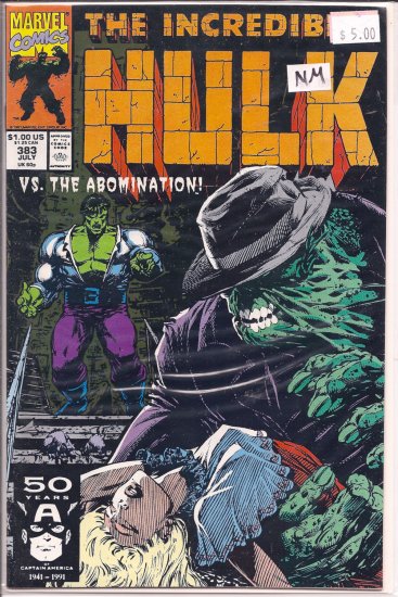 Incredible Hulk # 383, 9.4 NM