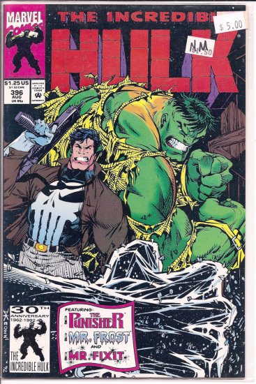 Incredible Hulk # 396, 9.4 NM