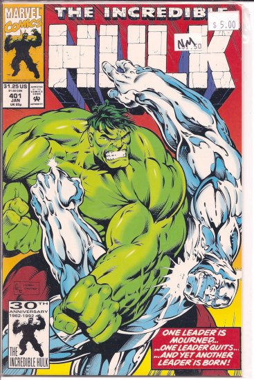 Incredible Hulk # 401, 9.4 NM