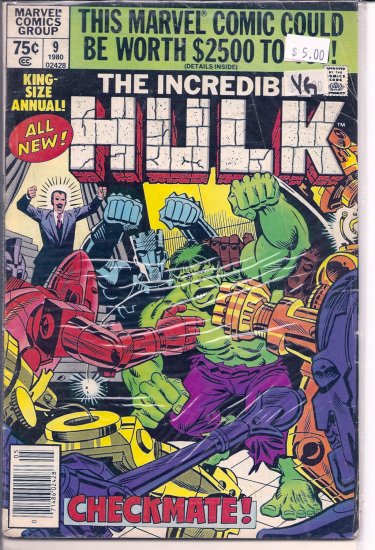 Incredible Hulk Annual # 9, 4.0 VG