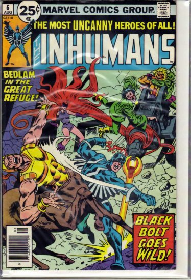 INHUMANS # 6, 4.0 VG