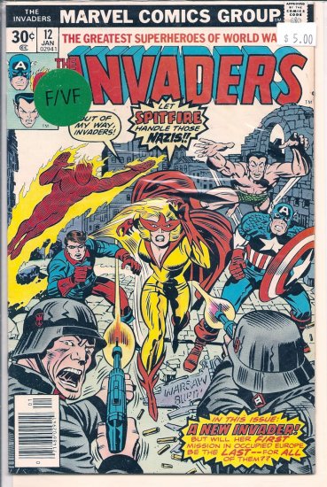 Invaders # 12, 7.0 FN/VF
