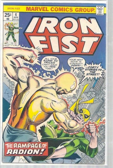 IRON FIST # 4, 4.0 VG