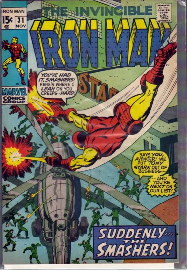 IRON MAN # 31, 5.0 VG/FN