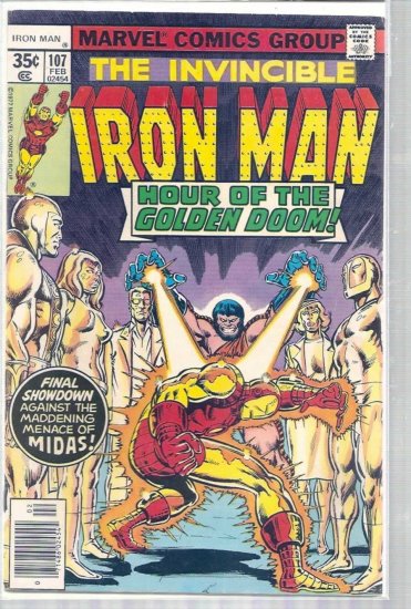 IRON MAN # 107, 4.5 VG +