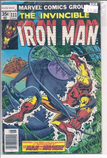 Iron Man # 111, 7.0 FN/VF