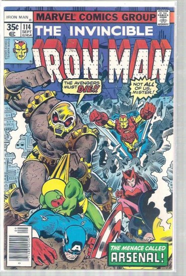 IRON MAN # 114, 4.5 VG +