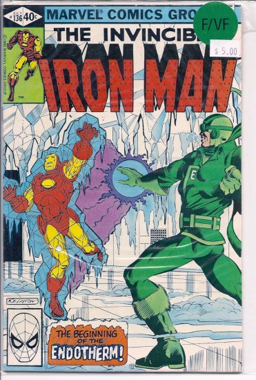 Iron Man # 136, 7.0 FN/VF