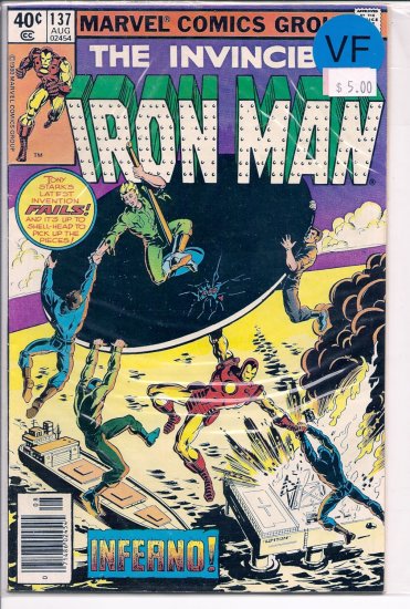 Iron Man # 137, 8.0 VF