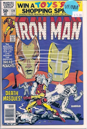 Iron Man # 139, 9.0 VF/NM