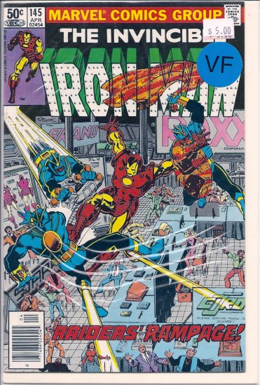 Iron Man # 145, 8.0 VF