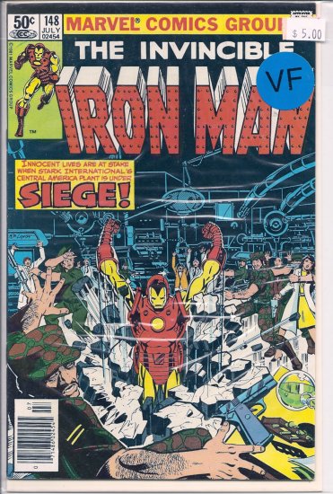 Iron Man # 148, 8.0 VF