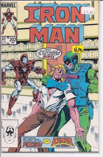 Iron Man # 202, 9.4 NM