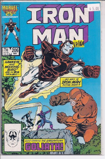 Iron Man # 206, 9.0 VF/NM