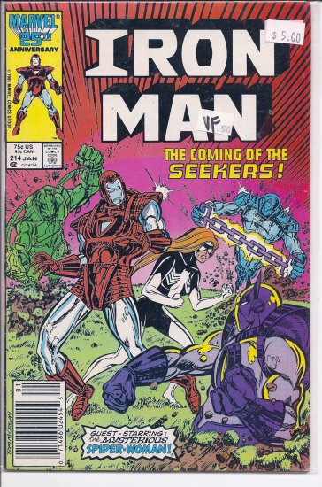 Iron Man # 214, 8.0 VF