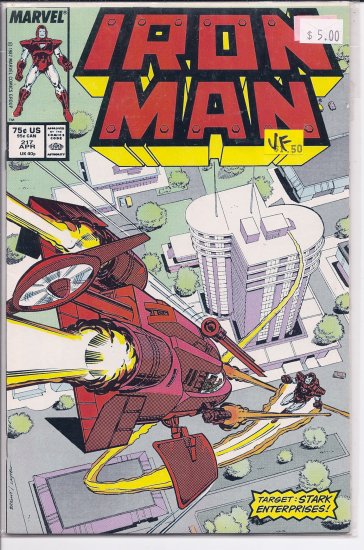 Iron Man # 217, 8.0 VF