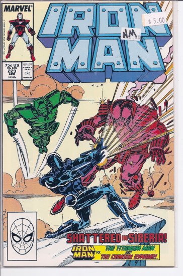 Iron Man # 229, 9.4 NM