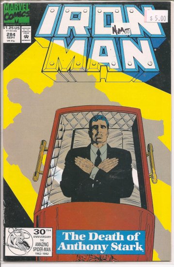 Iron Man # 284, 9.4 NM