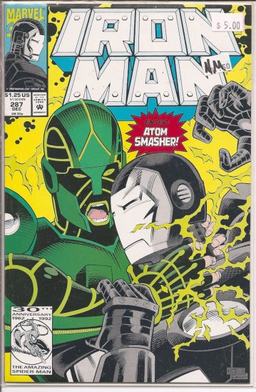 Iron Man # 287, 9.4 NM