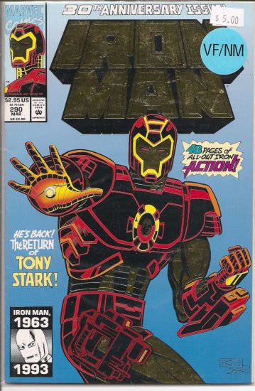 Iron Man # 290, 9.0 VF/NM