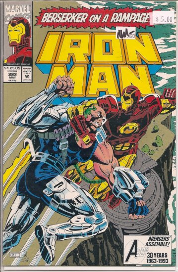 Iron Man # 292, 9.2 NM -