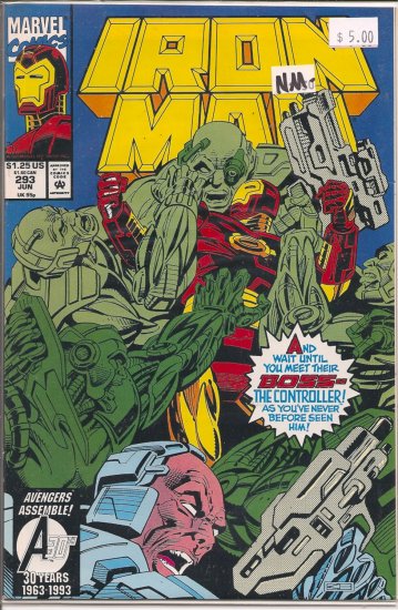 Iron Man # 293, 9.2 NM -