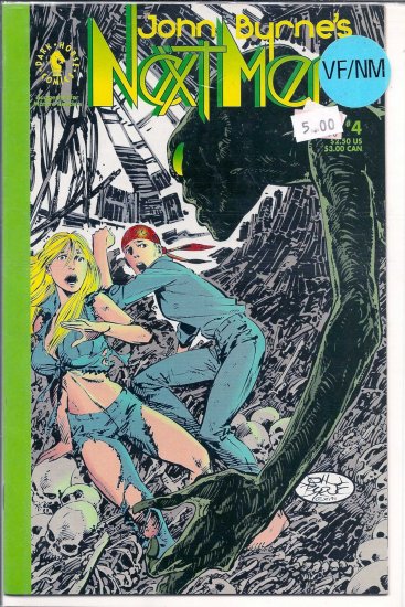 John Byrne's Next Men # 4, 9.0 VF/NM
