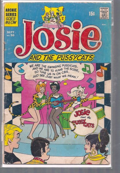 JOSIE AND THE PUSSYCATS # 50, 1.8 GD -