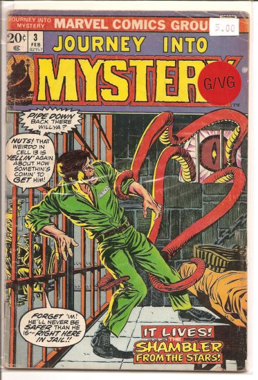 Journey into Mystery # 3, 3.0 GD/VG