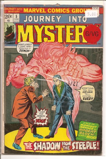 Journey into Mystery # 5, 3.0 GD/VG
